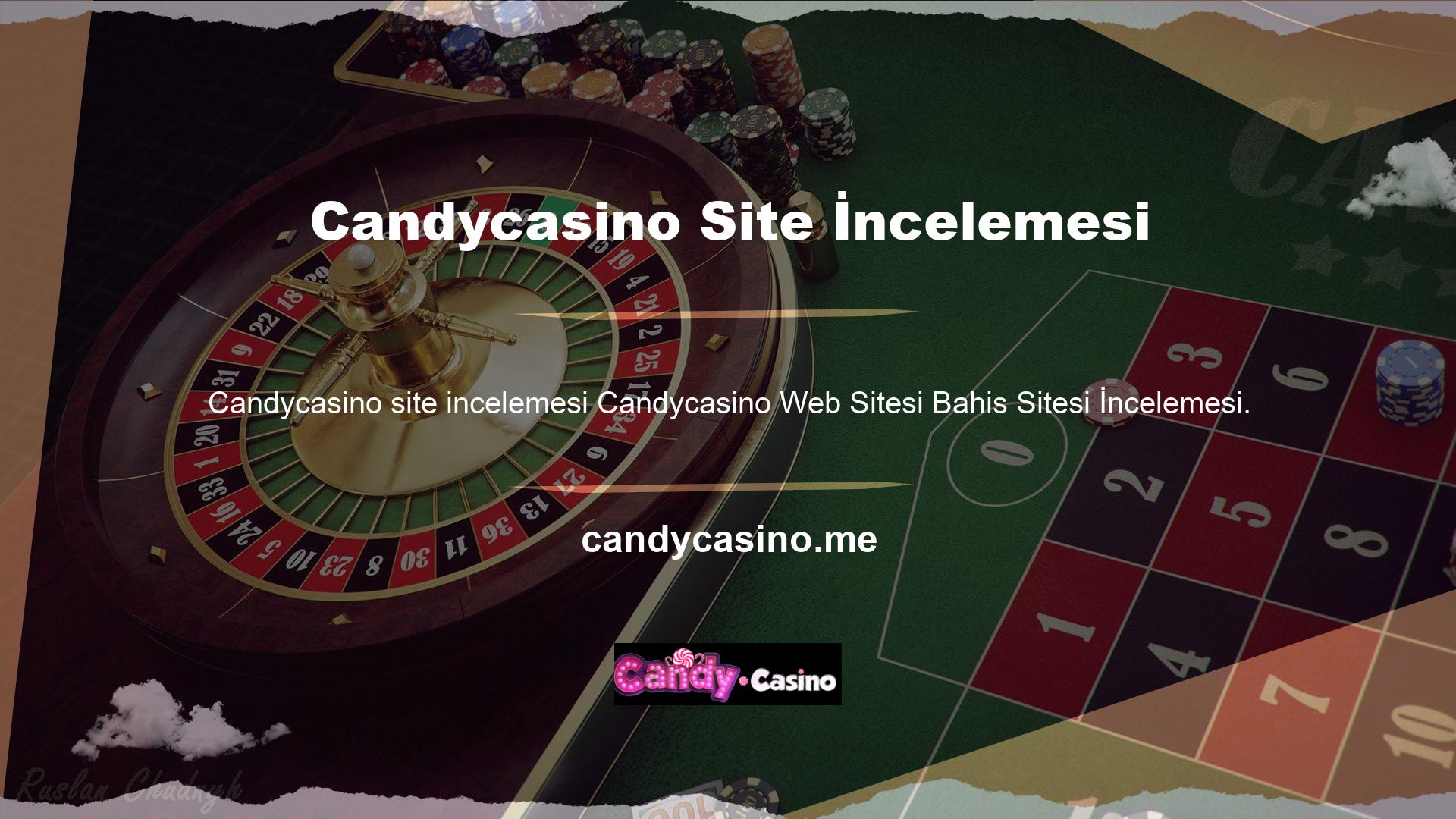 Candycasino bağlantı veya Candycasino web sitesi bahis sitesi incelemesi kolayca bulabilmeniz için rahat tasarımlar bulacaksınız